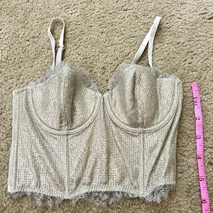 Victoria’s Secret Metallic bustier